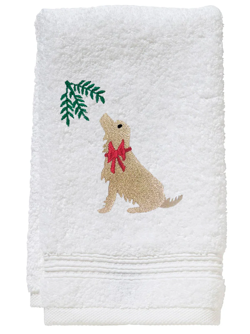 Guest Towel, Terry, Christmas - Image 3