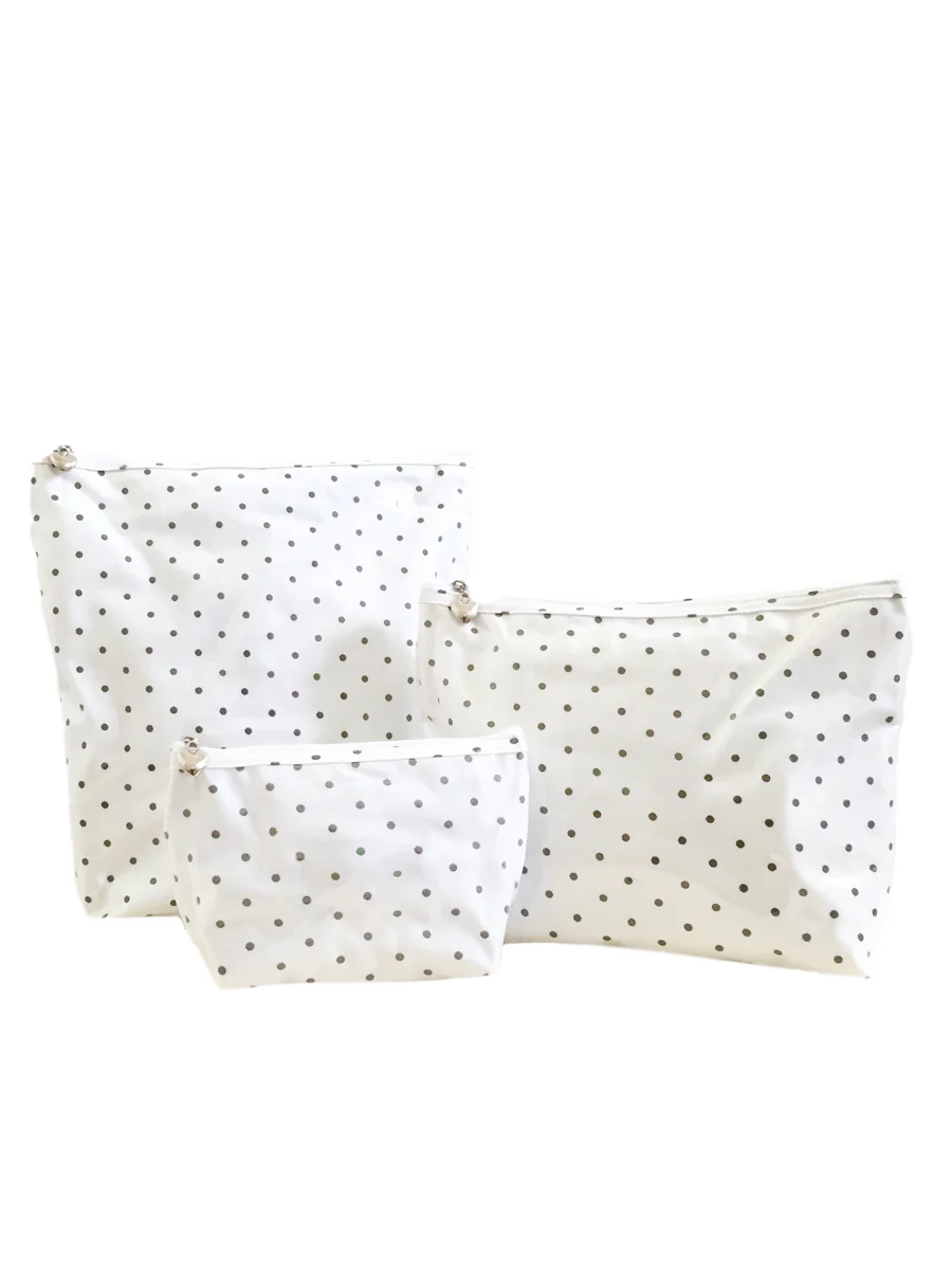 Cosmetic Bag (Small) - Polka Dot - Image 2