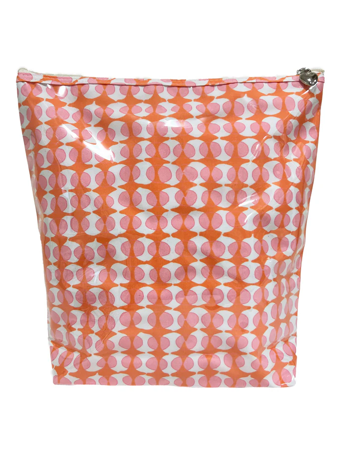 Cosmetic Bag (Large), Cotton/Waterproof PVC - Image 23
