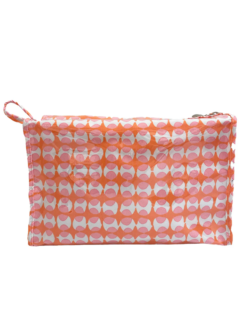 Box Cosmetic Bag, Cotton/Waterproof PVC - Image 7