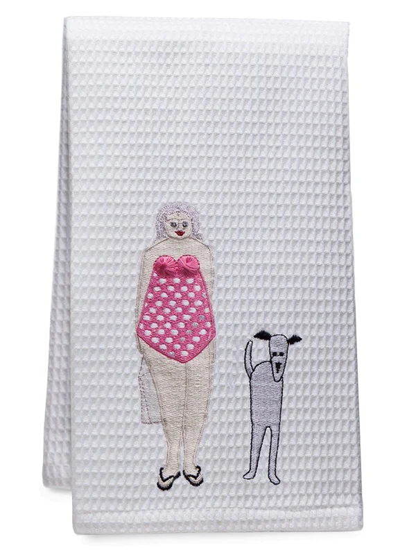 Guest Towel, Ladder Lace, Embroidered Nautical - Image 11
