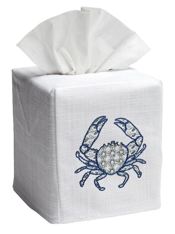 Tissue Box Cover, Embroidered Nautical - Image 4